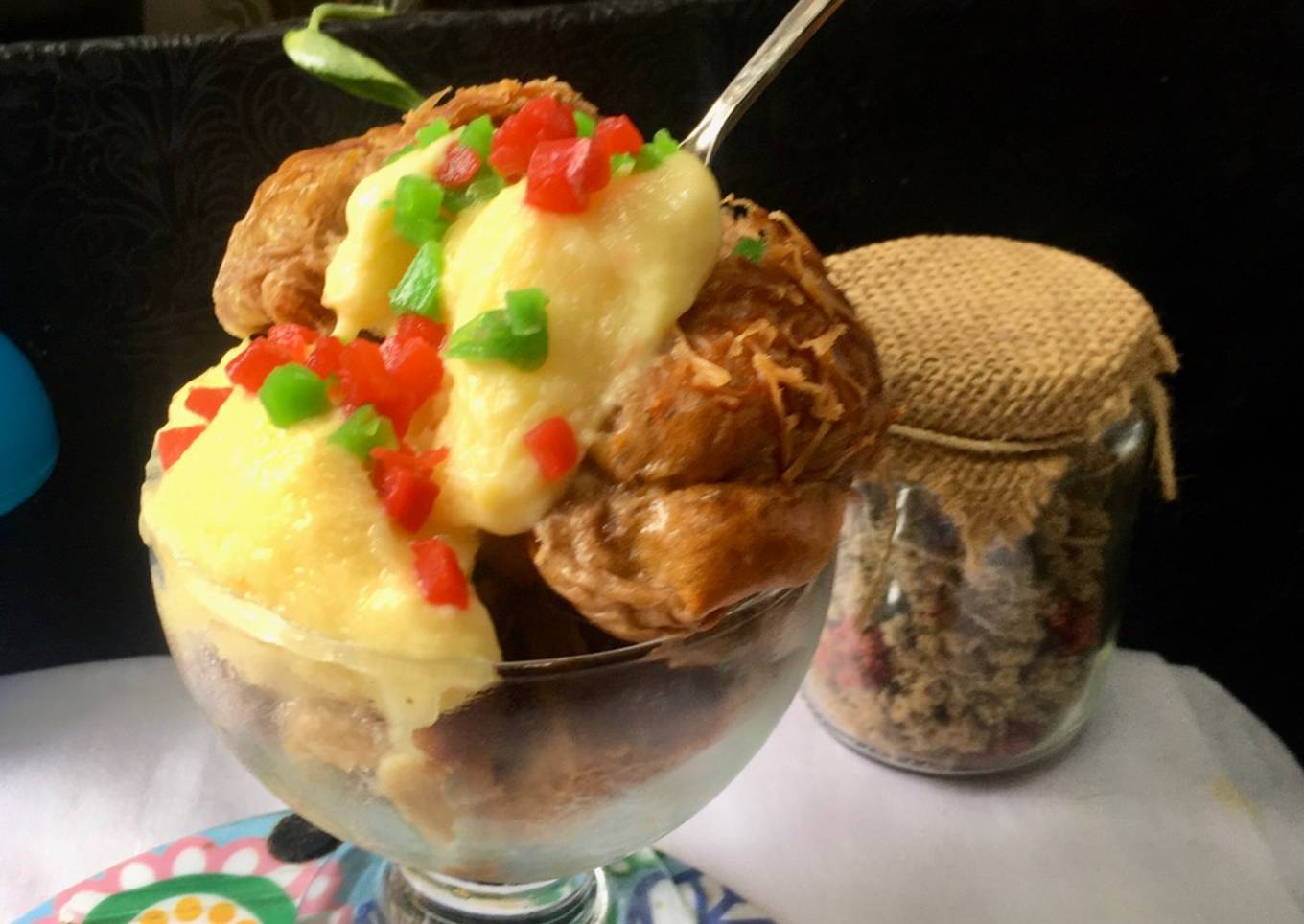 Es Jus Nangka Roti coklat