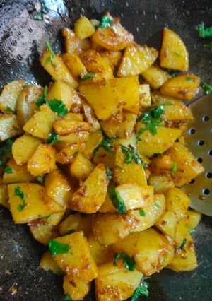 A picture of Jeera potato.