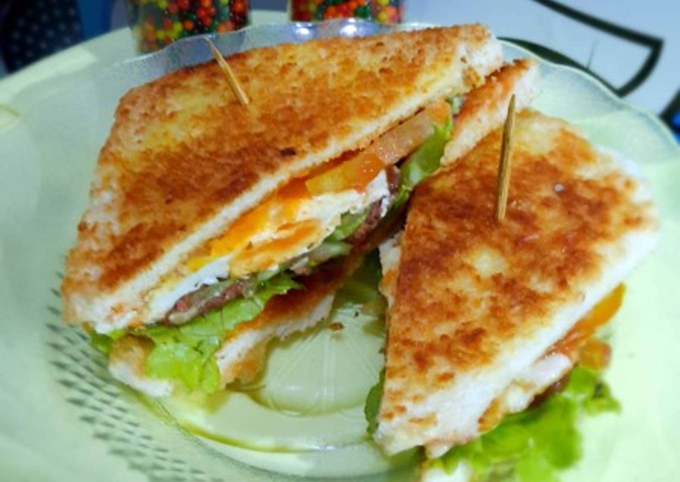 Sandwich roti tawar