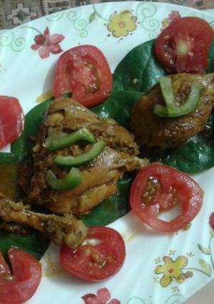 A picture of Chicken Pan Bahar.
