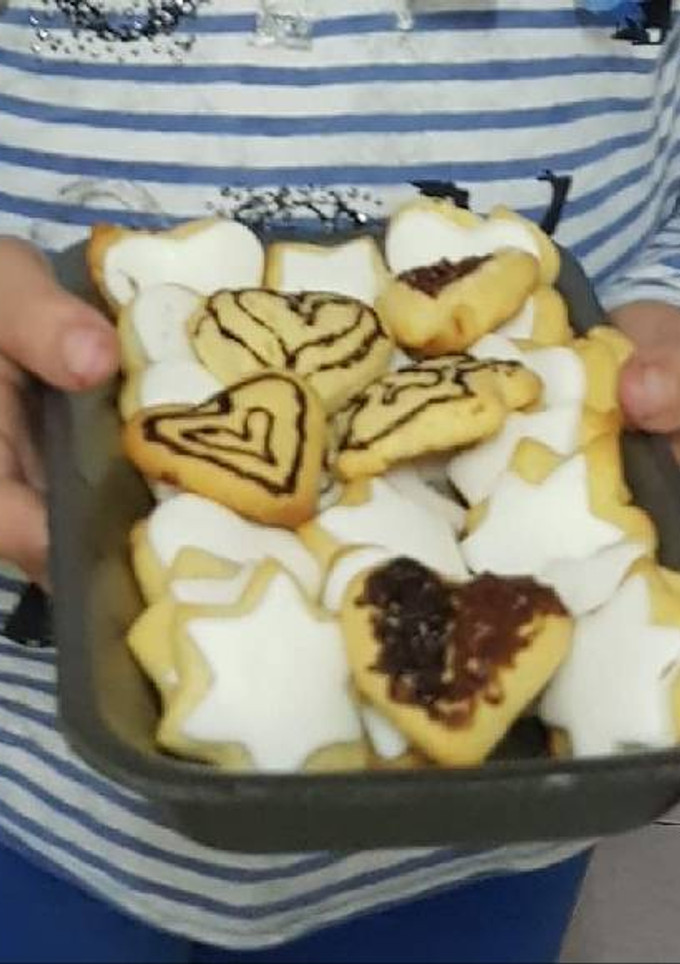 Una foto de Galletas de mantequilla adornadas con fondant