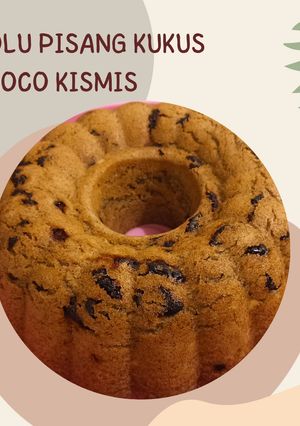 Foto resep Bolu Pisang Kukus Choco Kismis