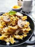 Creamy mushroom fusili