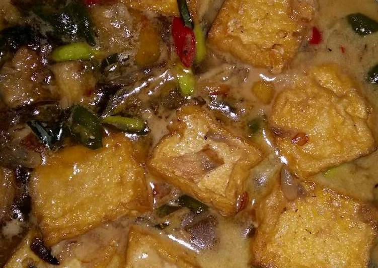 Resep Ikan Pe Tahu Tumis Santan, Bisa Manjain Lidah