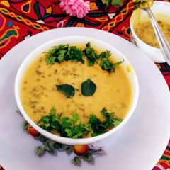 A picture of Sprouted Magh ni kadhi.