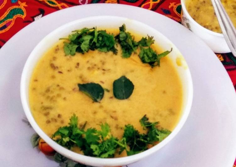 Recipe of Any-night-of-the-week Sprouted Magh ni kadhi