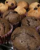 Muffins con chips de Chocolate / Cacao