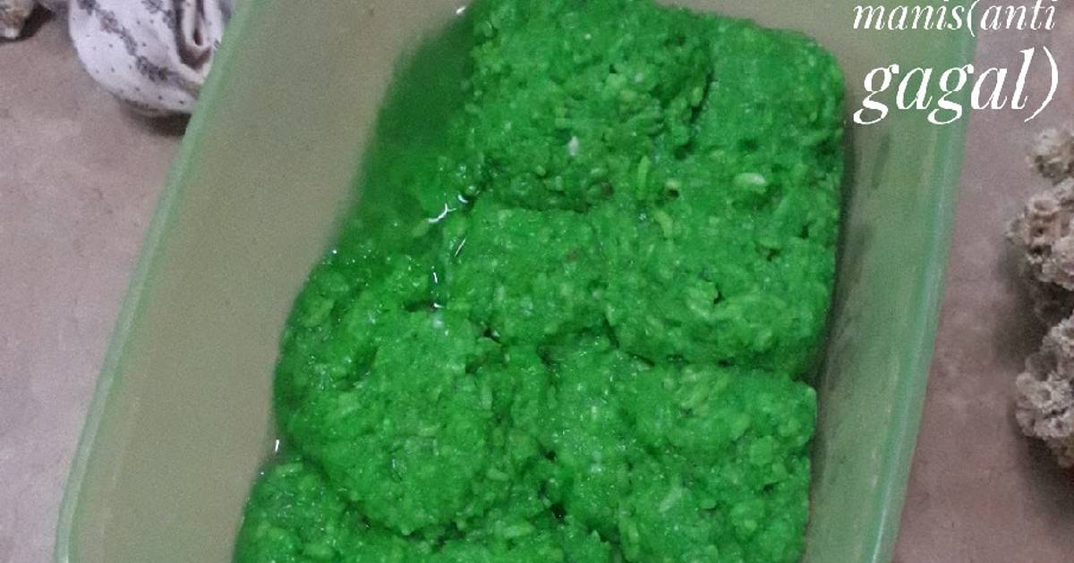 Resep Tape ketan hijau manis(anti gagal)+tips oleh Ani Brilian Cookpad
