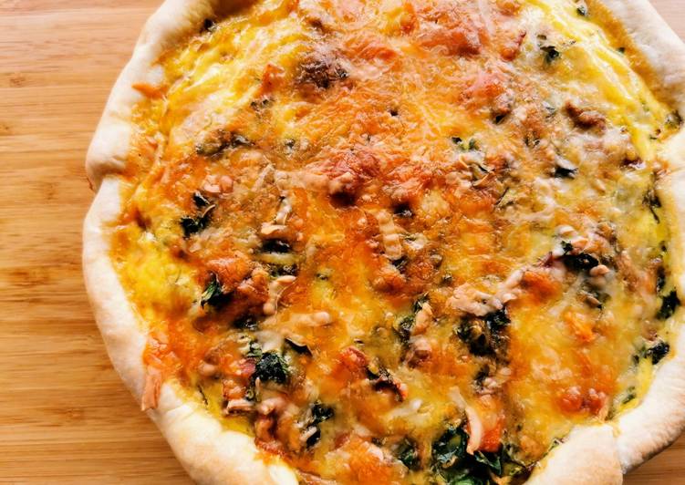 Recipe of Super Quick Homemade Quiche de Tudo