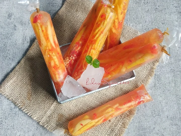 Cara Gampang Membuat Resep Es Mambo Rujak Mangga yang Uenak Anti Ribet, Uenak Banget
