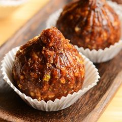 A picture of Dates dry fruits modak.