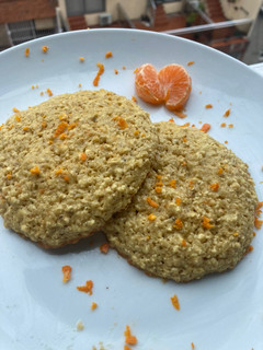Una foto de Galleta de avena sabor mandarina 🍊