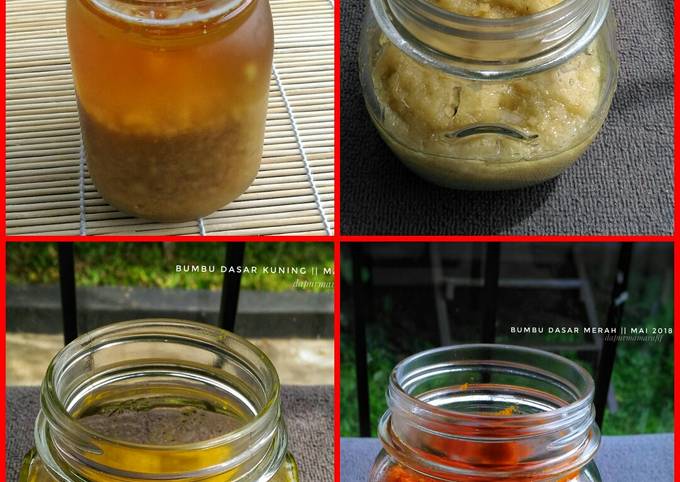 Resep Bumbu dasar putih,merah,kuning dan minyak bawang putih yang Enak Banget