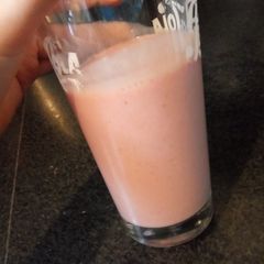 Strawberry and Banana Smoothie A picture of Strawberry and Banana Smoothie.