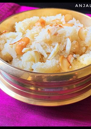 A picture of Suji ka halwa.