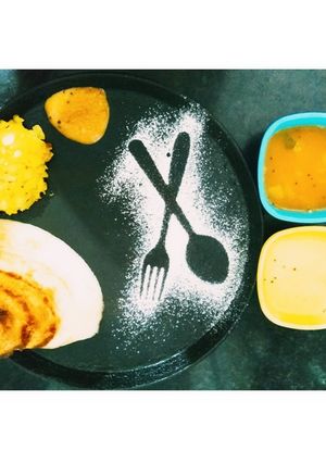 A picture of Masala dosa.