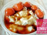 Bubur sumsum lembut bola ubi