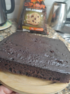 Una foto de Torta de chocolate en microondas
