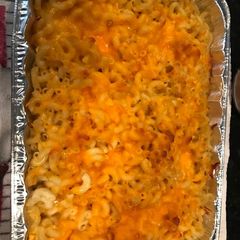 A picture of Baked Macaroni and Cheese.