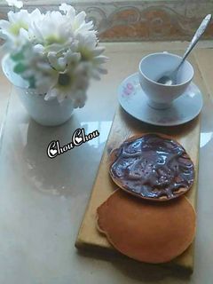 صورة لوصفة بان كيك بالشكولاطة