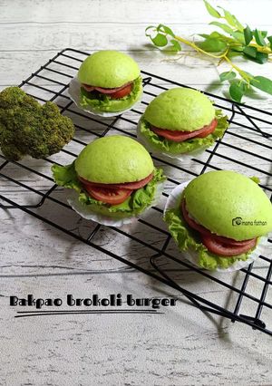 Foto resep Bakpao brokoli burger