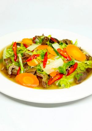 Foto resep Tumis Sawi Putih Wortel Ampela