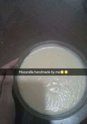 Foto resep Keju mozarella handmade