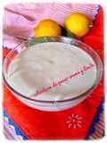 Cobertura de queso crema (labne) y limón🍋🍋