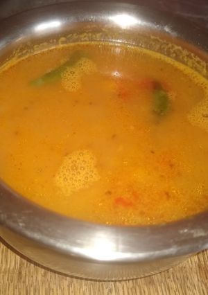 A picture of Mango rasam.