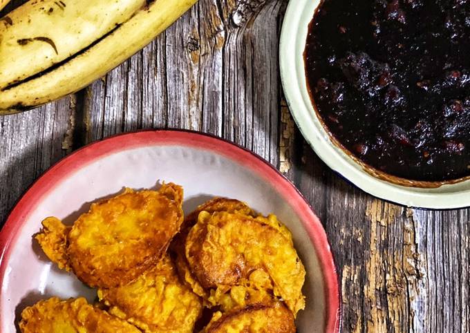 Cara Membuat Pisang Tanduk Goreng Cicah Cili Kicap Yang Menggugah Selera