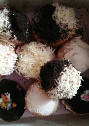 Foto resep Donat isi nanas madu ceria