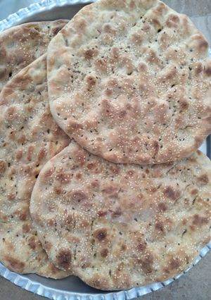 عکسی از دستور نان کپو (فارس) نان پیته (خوزستان)