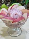 Glace au nectarine