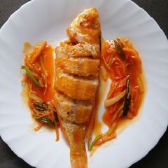 A picture of Fried Red Mullet Fish.