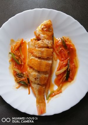 A picture of Fried Red Mullet Fish.