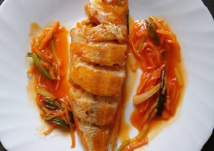 Recipe of Delicious Fried Red Mullet Fish