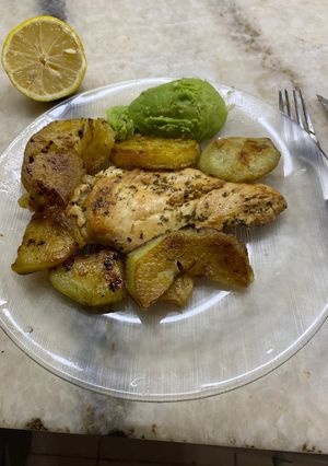 Una foto de Pechuga de pollo a la plancha