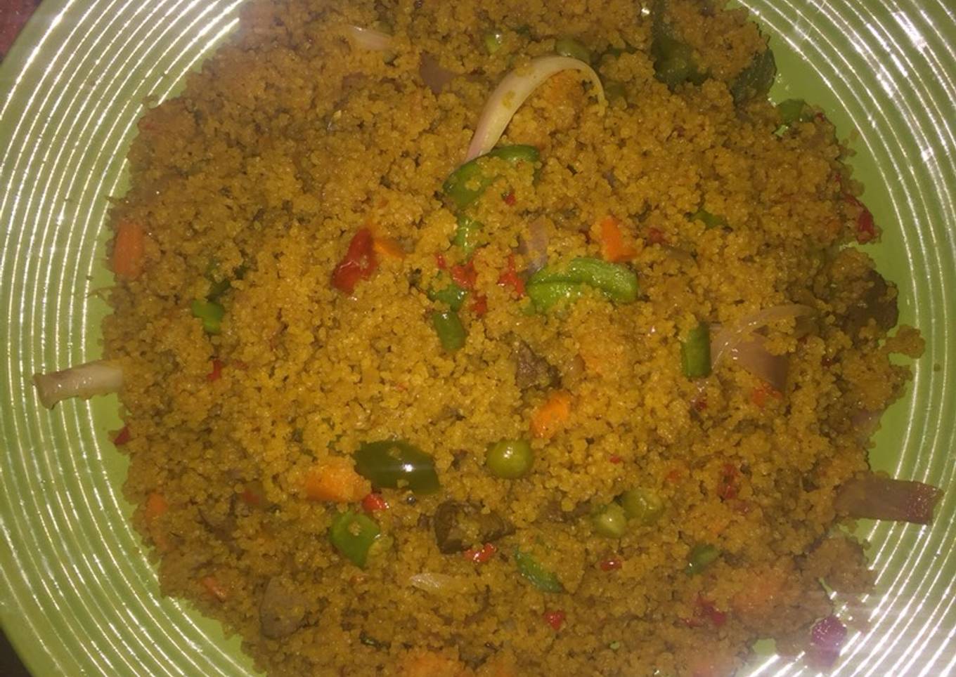 Jollof couscous