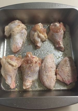 Una foto de Alitas de pollo al horno crujientes