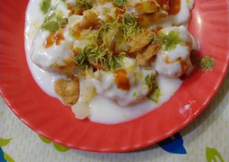 Easiest Way to Make Quick Dahi bhalla with green and red chutney