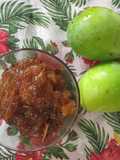 গুড় দিয়ে আমের জেলি চাটনি (gur diye aamer jelly chutney recipe in Bengali)