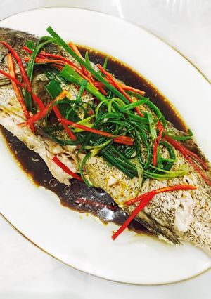 Foto resep Tim ikan kerapu ala Hongkong