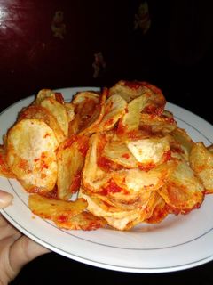 Foto resep Kripik kentang pedas