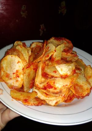 Foto resep Kripik kentang pedas