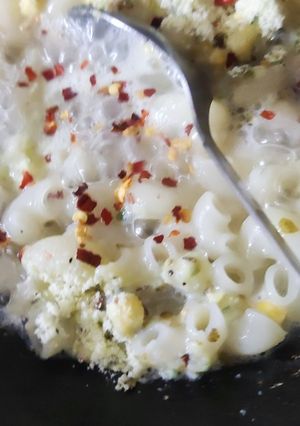 A picture of Cheese🧀 pasta.