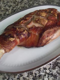 Una foto de Paletilla de cerdo al horno