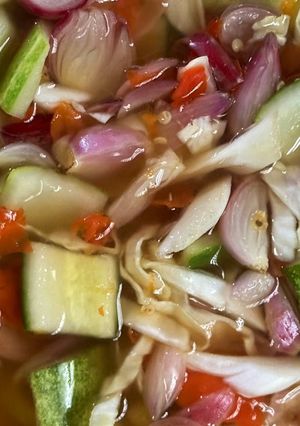 Foto resep Acar mentah favorit keluarga