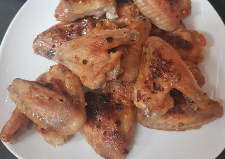 Easiest Way to Prepare Super Quick Homemade My Chinese Salt &amp; Pepper Sesaoned Chicken Wings😘