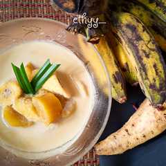 A picture of Kolak ubi cilembu pisang.