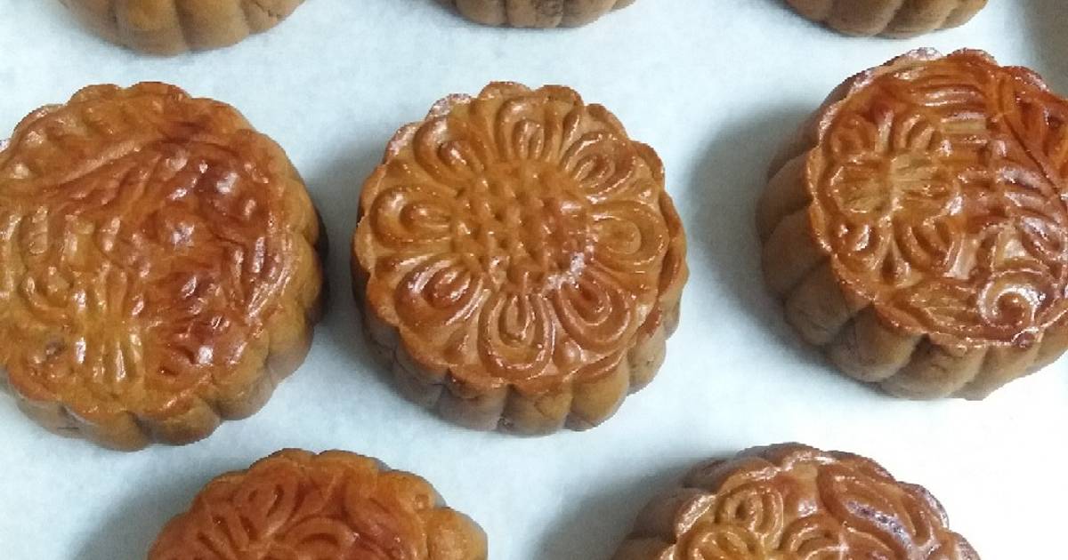 Resep Classic Mooncake oleh San's Kitchen - Cookpad